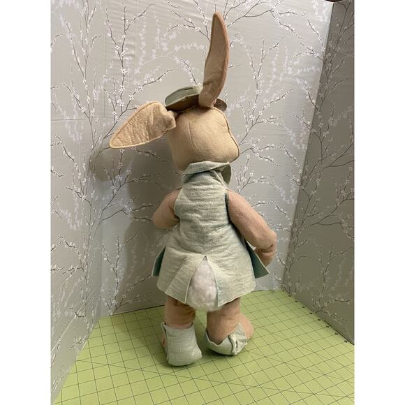 1971 ANNALEE 20” Mobilitee Mr. Easter Bunny Rabbit Hare 🐰 Poseable USA Made - Picture 4 of 7